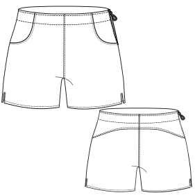 Fashion sewing patterns for LADIES Shorts Tennis short 682